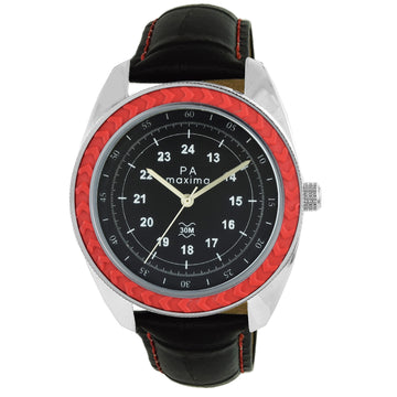 Maxima ATTIVO Men Black Dial Analogue Watch - 60105LMGI